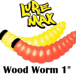 LureMax Wood Worm 1''/2,5см