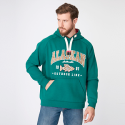 Толстовка Alaskan Promo Hoodie Green р-р XXL