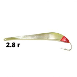 Блесна Куниловъ "Гюрза" 41мм 2,8гр. Бронза впаянный крюк