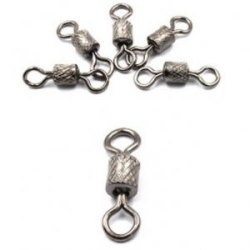 Вертлюг Namazu Rolling Ribbed Swivel, латунь, цв. BN, р. 2, test-43 кг (уп.10 шт)