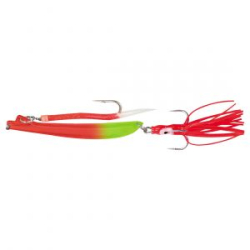 Пилькер Bottom Strike BiColor Pilk 400g #4 Fl.Red-Fl.Chart/GLOW #10/0