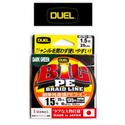 Duel Big Pe Braid Line 135m Dark Green