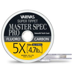 Леска флюорокарбоновая Varivas Super Tippet Master Spec Pro Fluorocarbon 50m 6.5X 2.9LB