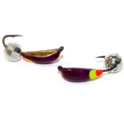 Мормышка Нимфа №2 (фм)+ шар серебро(0,5)