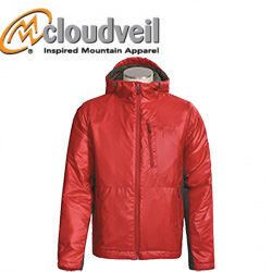 Cloudveil Enclosure Hooded Jacket Patrol Red