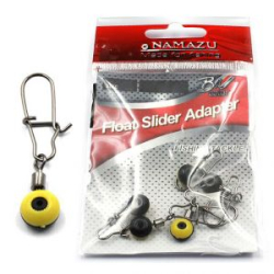 Крепеж для скользящего поплавка Namazu Float Slider Adapter, цв. BN, р. L (уп.10 шт)