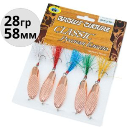 Приманка Grows Culture KACTMACTEP 28g цв. # copper 5шт/уп