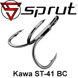 Sprut Kawa ST-41 BC (Treble Wide Gap Hook 2x Strong)