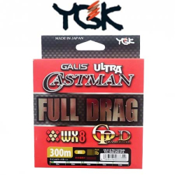 YGK Ultra Castman Full Drag WX8 GP-D 300m