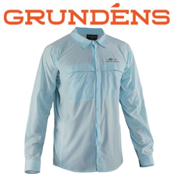 Grundens Hooksetter LS Shirt, Blue Water