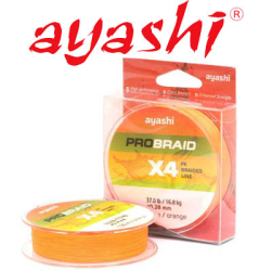 Ayashi Pro Braid-X4 Orange 135m