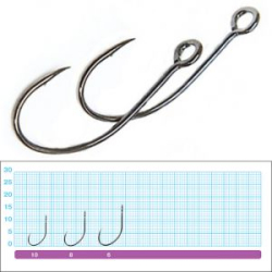 Одинарный крючок Owner Trout Salmons S-21BC 51572-08                 