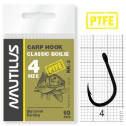 Крючок Nautilus Carp Classic Boilie NK-3PTFE № 4