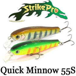 Strike Pro Quick Minnow 55S