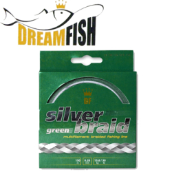 DreamFish Silver Braid Green 150м