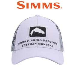 Simms Trout Icon Trucker, Ghost Camo Steel