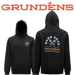 Grundens X Dark Seas Circulation Hoodie, Black