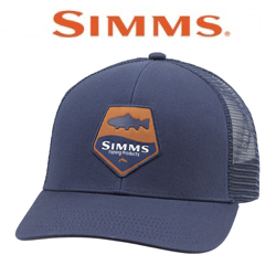 Simms Trout Patch Trucker, Admiral Blue