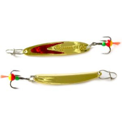 Блесна вертикальная EcoPro "Судачья" 70мм 15гр. красный флекс цв. GRF