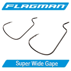 Flagman Worm Super Wide Gape Offset