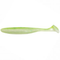 Силиконовая приманка Jackall Rhythm Wave 5,8" (4 шт.) цв. chartreuse back shad