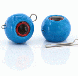 Мормыш Груз крашеный разборная чебурашка "ШАР" 2 гр., цвет 10-синий люминофор GCR(B)C-02-10 10 шт