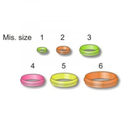 Кольцо силиконовое на комель удилища Stonfo № 4 10шт (Art.277-4)