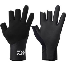 Перчатки Daiwa DG-7325W Titanium Alpha Gloves 3 Cuts [Black] L