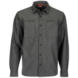 Рубашка Simms Prewett Stretch Woven LS Shirt, Carbon, M