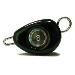 Груз крашеный разборная чебурашка "САПОГ" 10 гр., цвет 04-черный GCR(S)C-10-04 10 шт