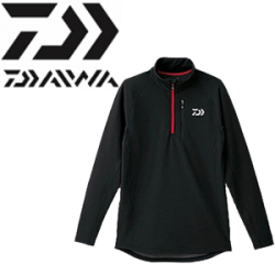 Daiwa Breathmagic Half Zip Jacket DE-6603 (Black-Red)