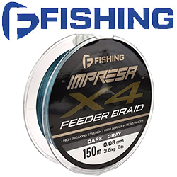 F-Fishing Impresa Braid PE X4 Feeder 150m Dark Grey