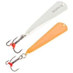 Блесна зимняя Akara Tournament Ice Nota 45 5 гр. цвет SIL/CU