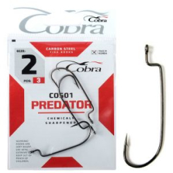 Крючки офсетные Cobra FORCE сер. CO501 разм. K04/0 3шт.
