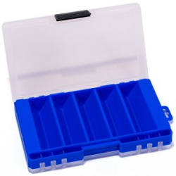 Коробка рыболовная Fishka Petrov "Балансир" двусторонняя малая (синяя)