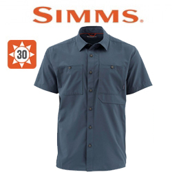 Simms Double Haul SS Shirt Dark Moon