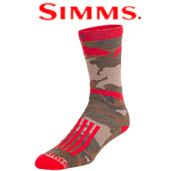 Simms Daily Sock, Regiment Camo Olive Drab