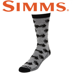 Simms Daily Sock, Woolly Bugger Steel