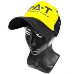 Кепка BAT желтая, черная сетка, графика BAT