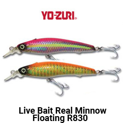 Yo-zuri Live Bait Real Minnow Floating R830