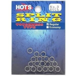 Заводные кольца Hots Split Ring Regular No.3 18pcs/bag 60LB.