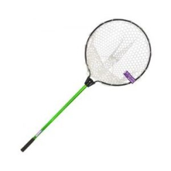 Подсак для форели Kahara Rubber Landing Net (обруч D-45см, глуб-30см, рук - 70см зеленая)