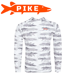 Pike Sunshield Hoodie Print CamoGrey