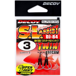 Крючок Decoy DJ-84 SL Assist Twin #4