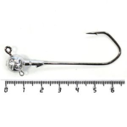 Призёр джиг-головка с ухом для поводка на крючке 5/0 3 шт. 18 гр.