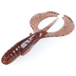 Силиконовые приманки Lucky John Pro Series Curly Shrimp 3" цвет S19 10шт.