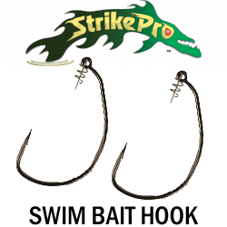 Strike Pro Swim Bait Hook со штопором