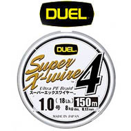 Duel PE Super X-Wire 4 150m 5Color