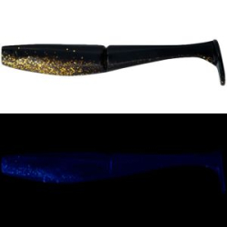 Силиконовая приманка Daiwa Bait Junkie 6.2" Minnow цв. BLACK & GOLD