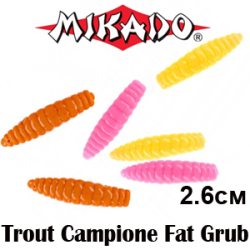 Mikado Trout Campione Fat Grub 2.6cm